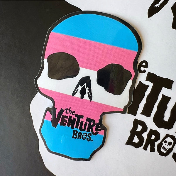 Team Venture Pride Skull Stickers